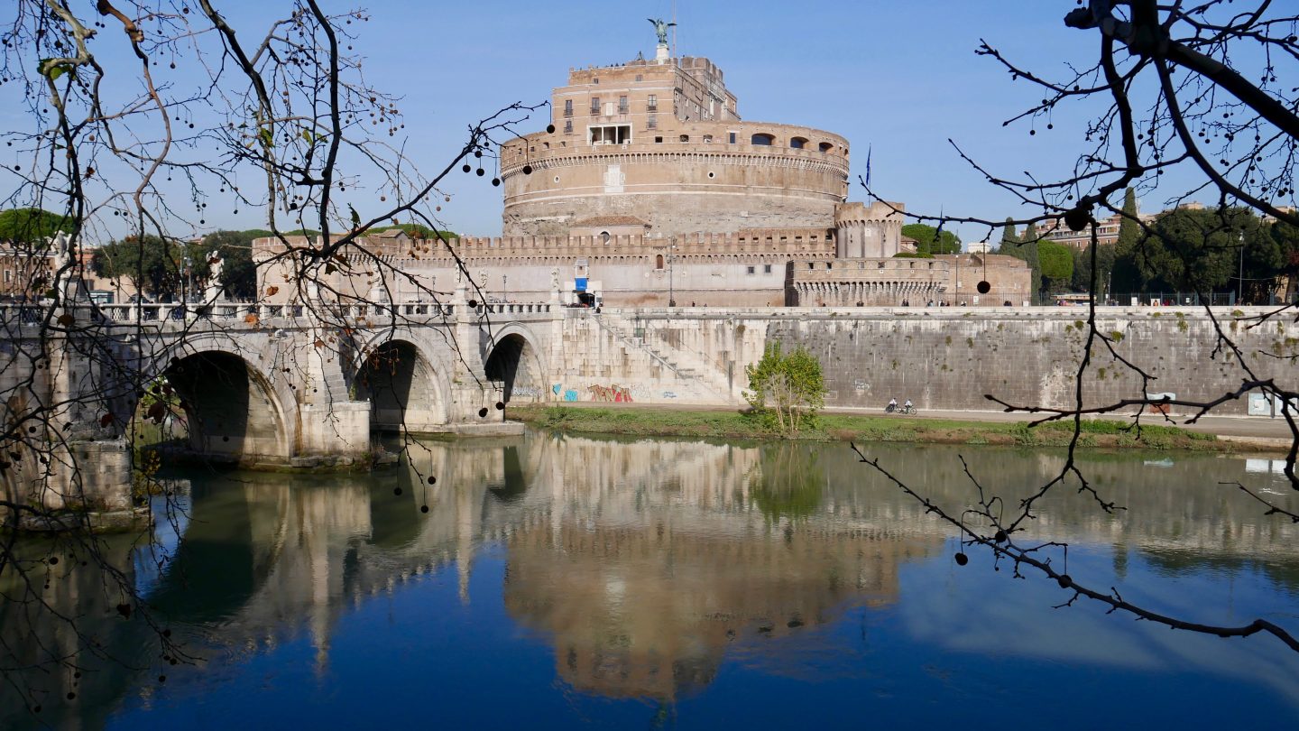 Castel Sant Angelo Rome reflection